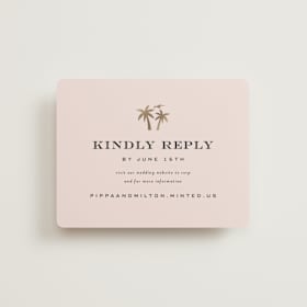 Foil-Pressed RSVP Online Enclosure Cards