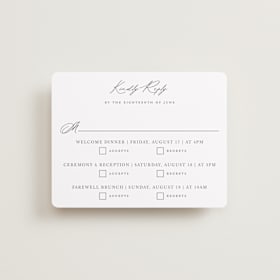 Multi-Event RSVP Cards