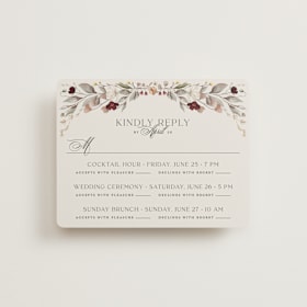 Multi-Event RSVP Cards