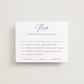 Multi-Event RSVP Cards