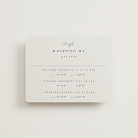 Multi-Event RSVP Cards