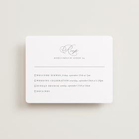 Multi-Event RSVP Cards