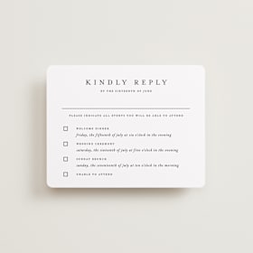 Multi-Event RSVP Cards