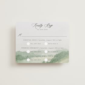 Multi-Event RSVP Cards