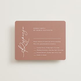 Multi-Event RSVP Cards