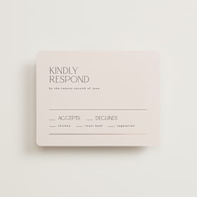 Foil-Pressed RSVP Cards