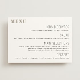 Menus