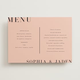 Menus