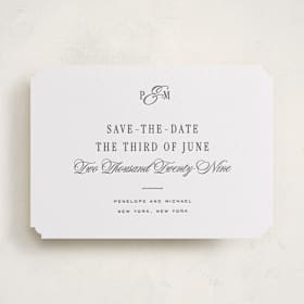 Letterpress Save the Date Cards