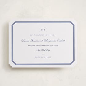 Letterpress Save the Date Cards