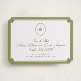 Letterpress Save the Date Cards