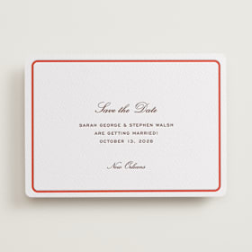 Letterpress Save the Date Cards