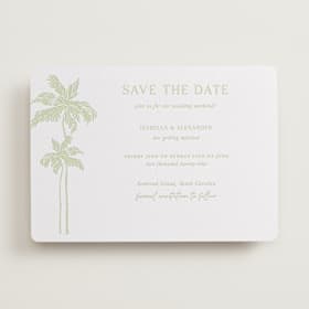 Letterpress Save the Date Cards