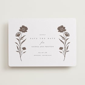 Letterpress Save the Date Cards
