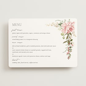 Foil-Pressed Menus