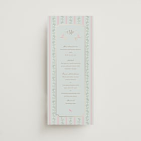 Foil-Pressed Long Menus