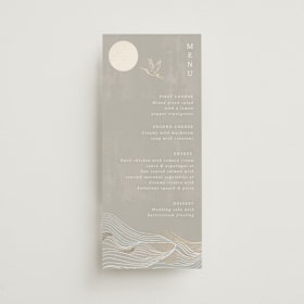 Foil-Pressed Long Menus