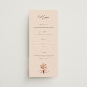 Foil-Pressed Long Menus