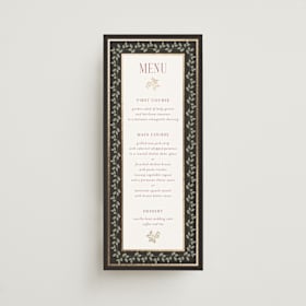 Foil-Pressed Long Menus