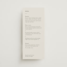 Long Menus