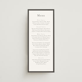 Long Menus