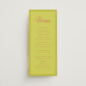 Long Menus