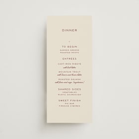 Long Menus