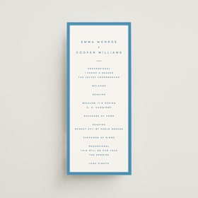 Wedding Programs
