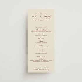 Wedding Programs