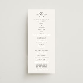 Wedding Programs