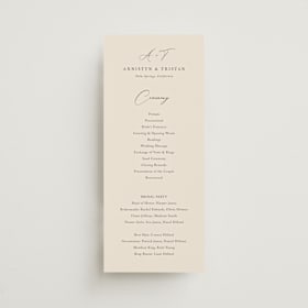 Wedding Programs
