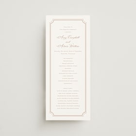 Wedding Programs