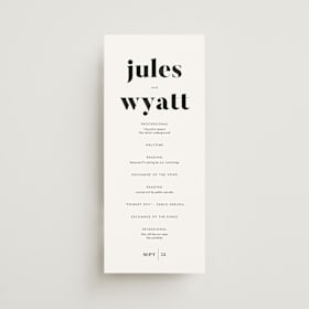 Wedding Programs
