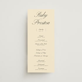 Wedding Programs