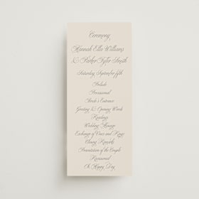 Wedding Programs