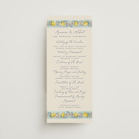 Wedding Programs