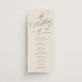 Wedding Programs