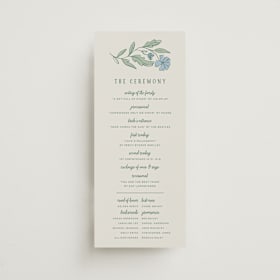 Wedding Programs