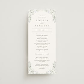Wedding Programs