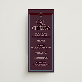 Wedding Programs