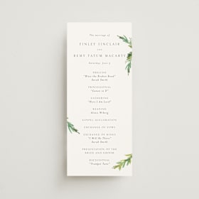 Wedding Programs