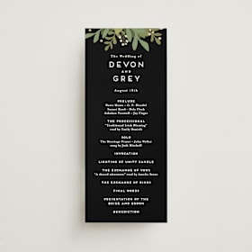 Wedding Programs
