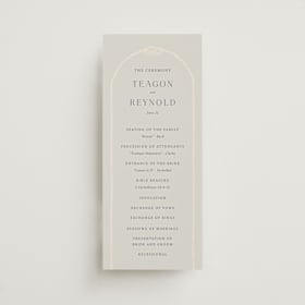 Wedding Programs