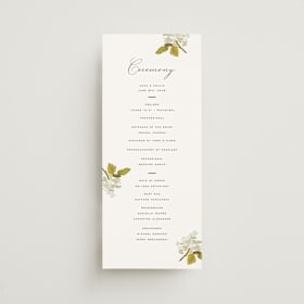 Wedding Programs