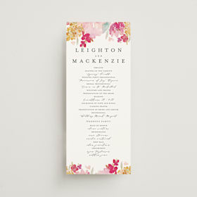 Wedding Programs