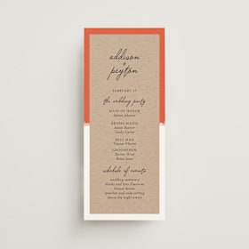 Wedding Programs