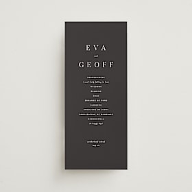 Wedding Programs