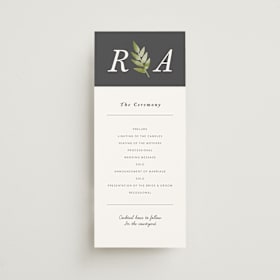 Wedding Programs