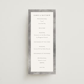 Wedding Programs