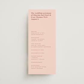 Wedding Programs